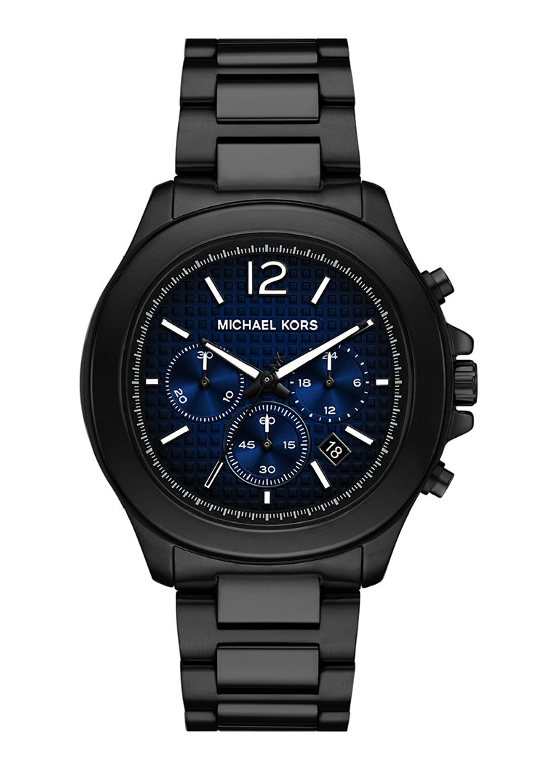 Michael Kors Sage horloge MK9193 - voorkant 3 zwart