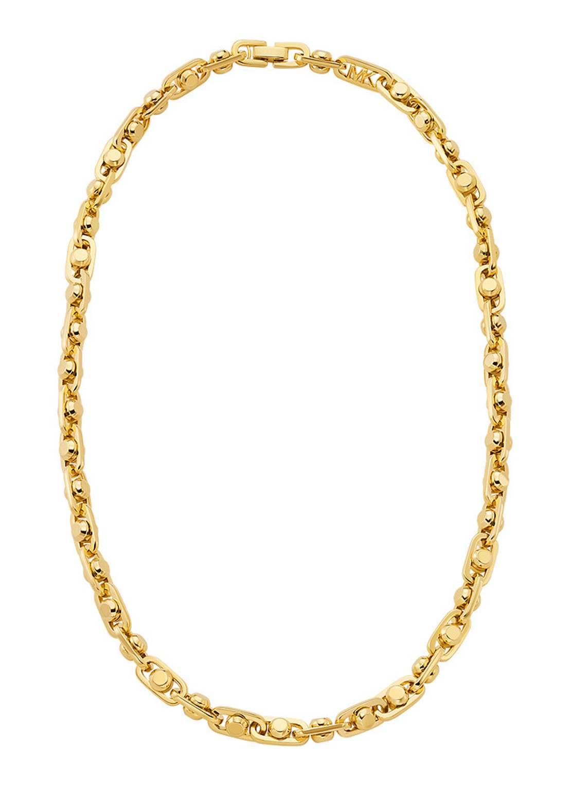 Michael Kors Schakelarmband verguld MKJ835600710 - voorkant goud