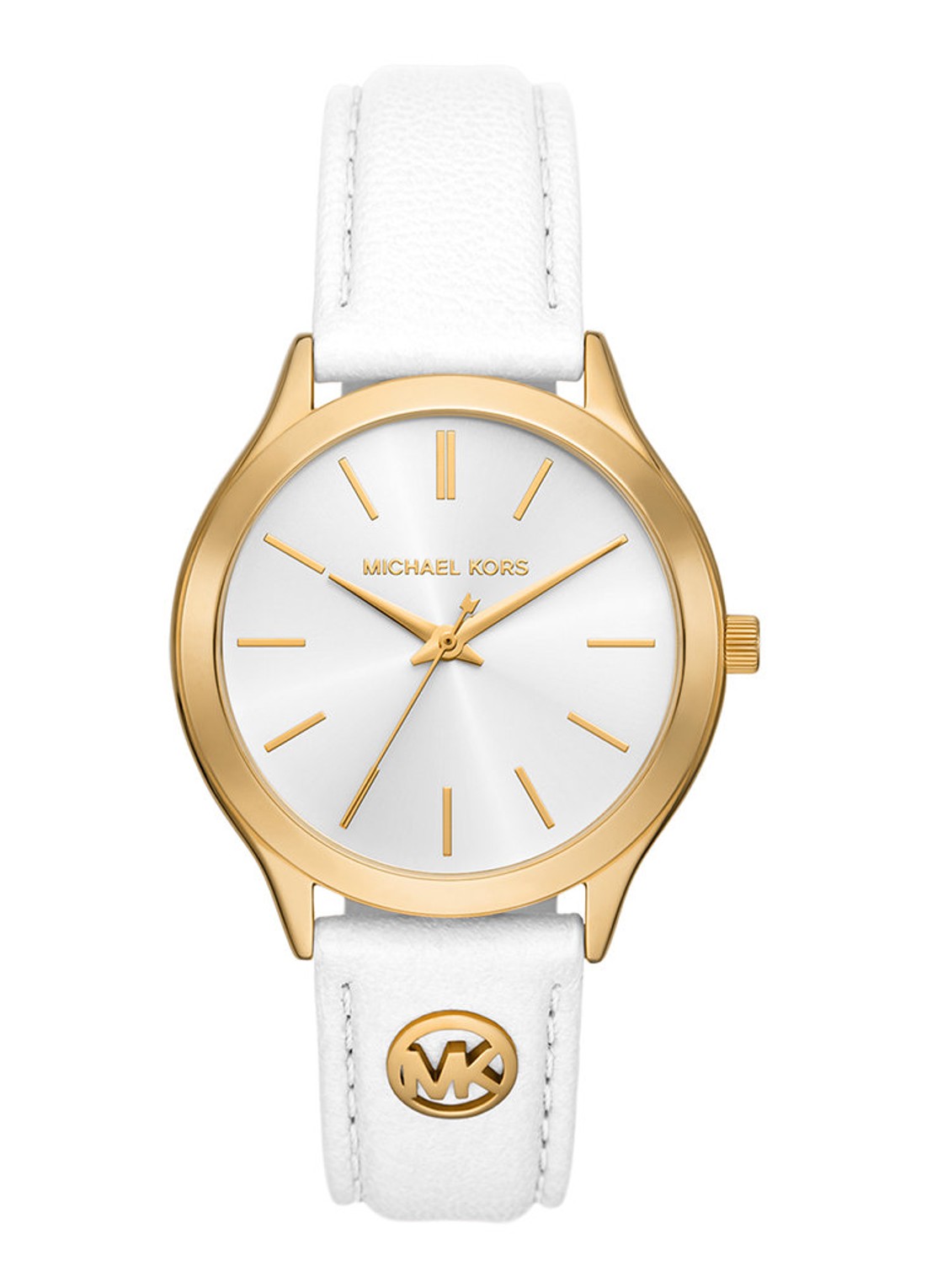 Michael Kors Slim Runway horloge MK7544 - voorkant 4 goud