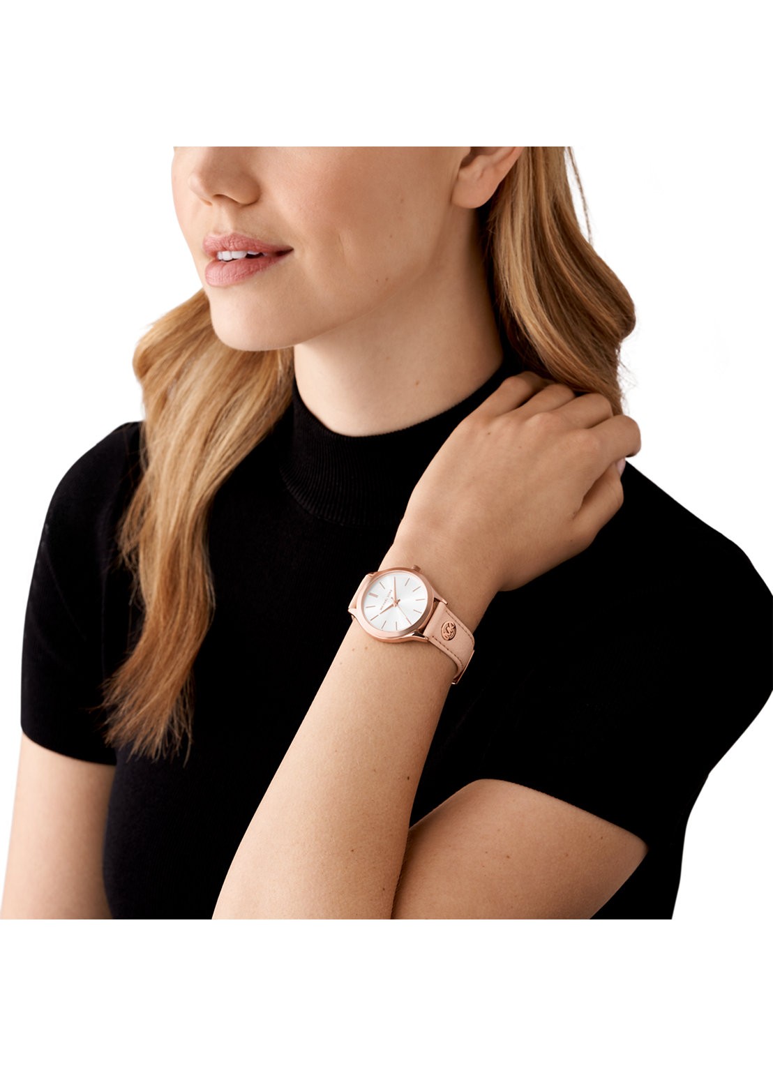Michael Kors Slim Runway horloge MK7545 - detail 3 roségoud