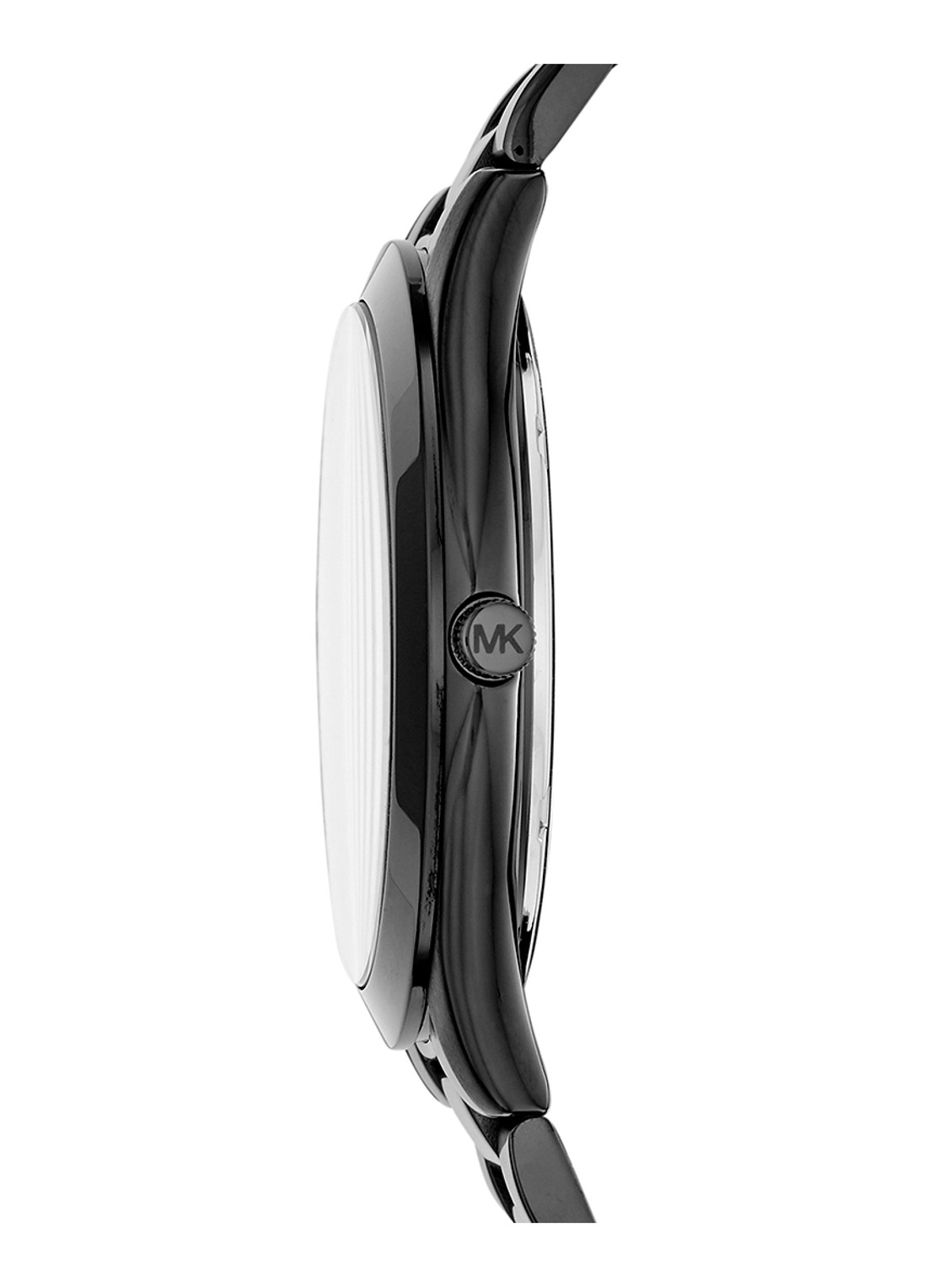 Michael Kors Slim Runway horloge MK8507 - voorkant 3 zwart