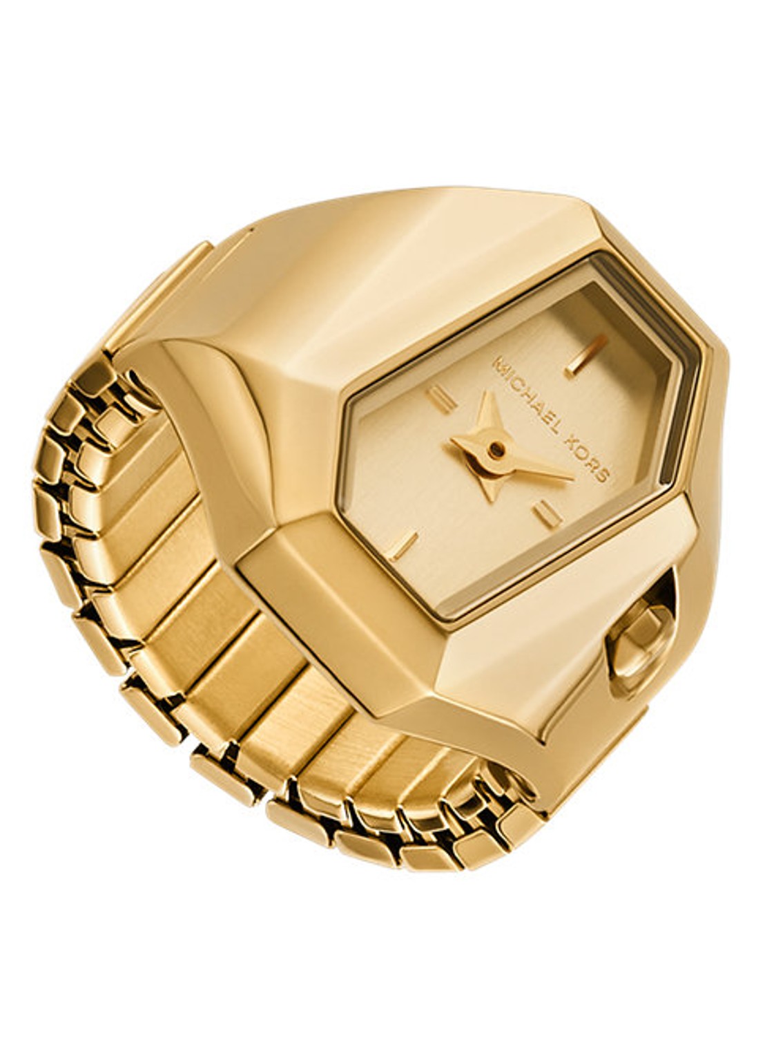 Michael Kors Suri horloge ring MK7613 - voorkant 3 goud