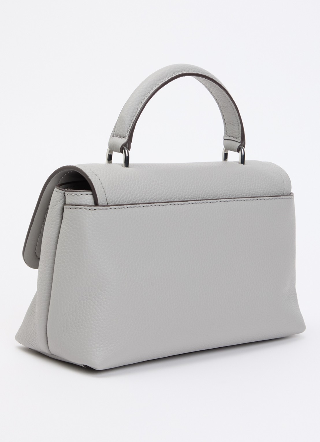Michael Kors Tribeca schoudertas van leer met afneembare schouderriem  - achterkant 4 grijs