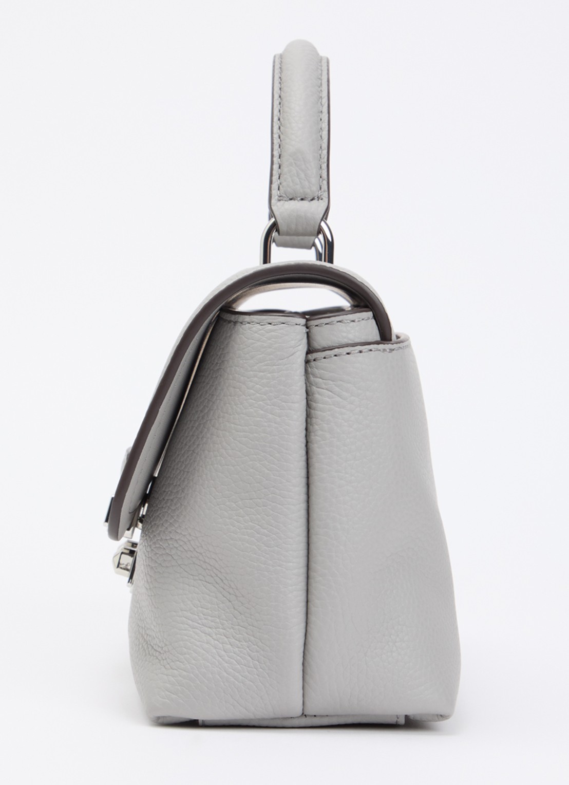 Michael Kors Tribeca schoudertas van leer met afneembare schouderriem  - detail 6 grijs