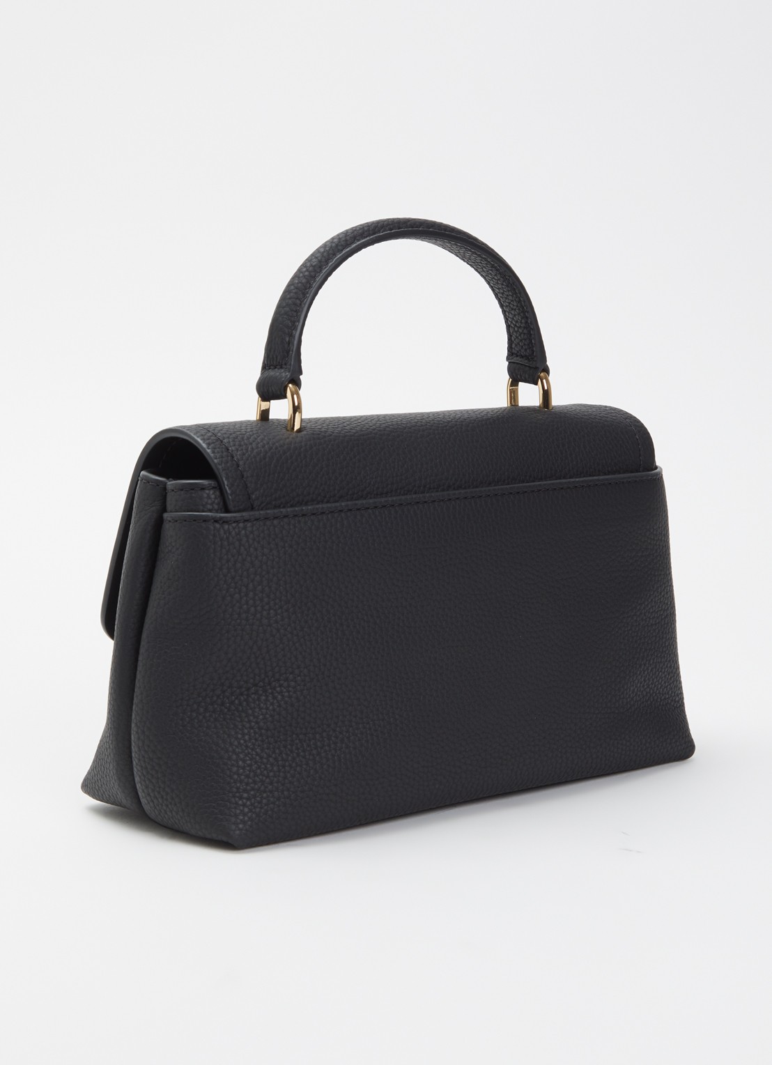Michael Kors Tribeca schoudertas van leer met afneembare schouderriem  - achterkant 7 zwart