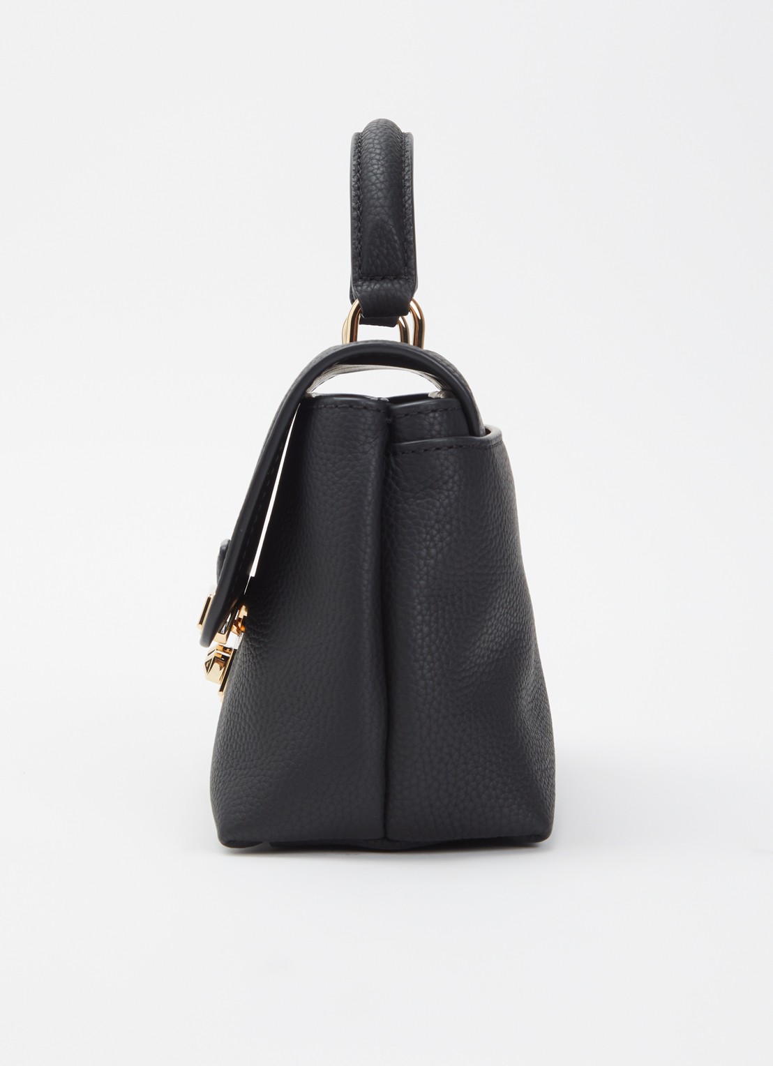 Michael Kors Tribeca schoudertas van leer met afneembare schouderriem  - detail 2 zwart