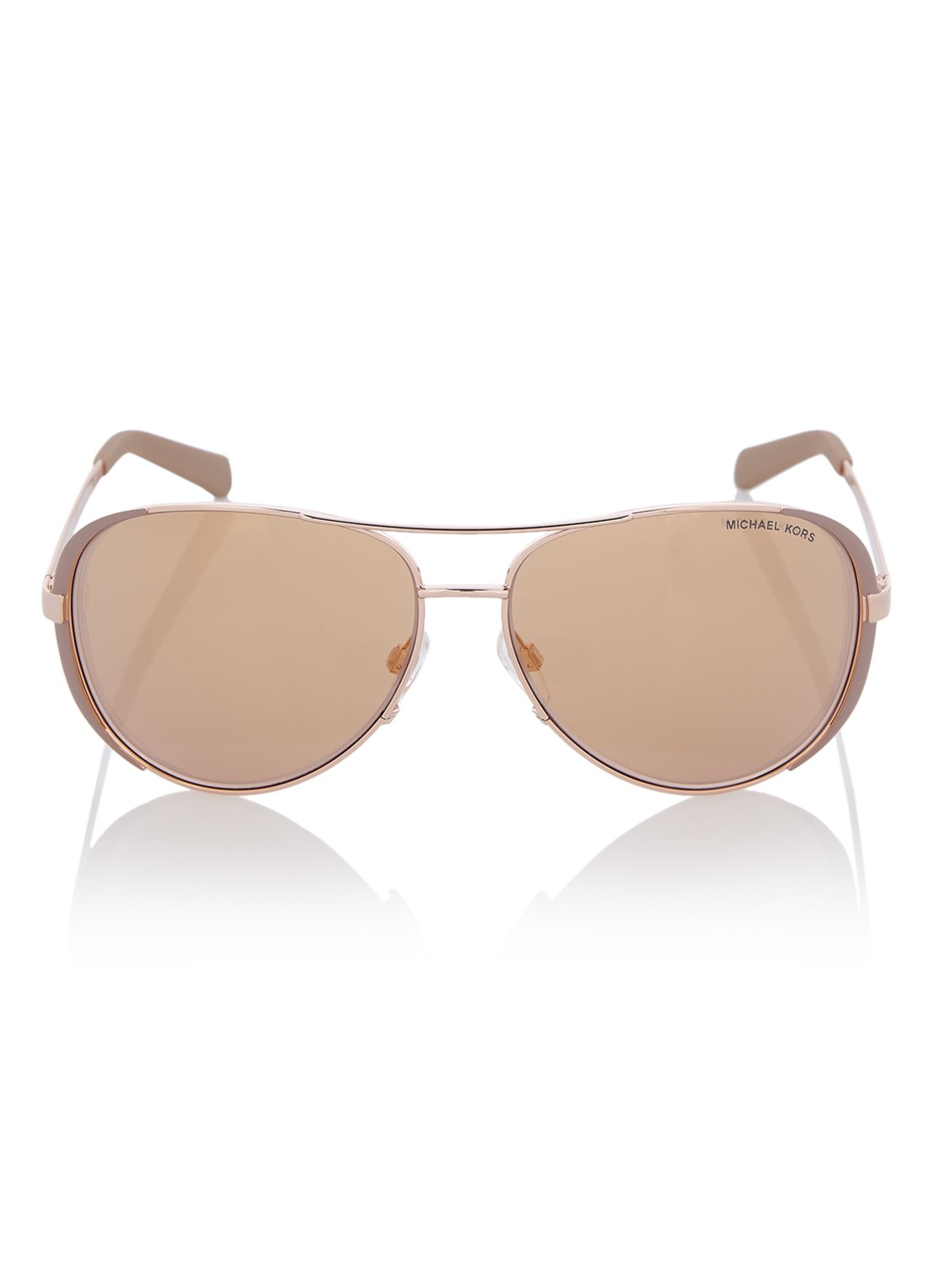 Michael Kors Zonnebril Chelsea MK5004  - voorkant 4 roségoud