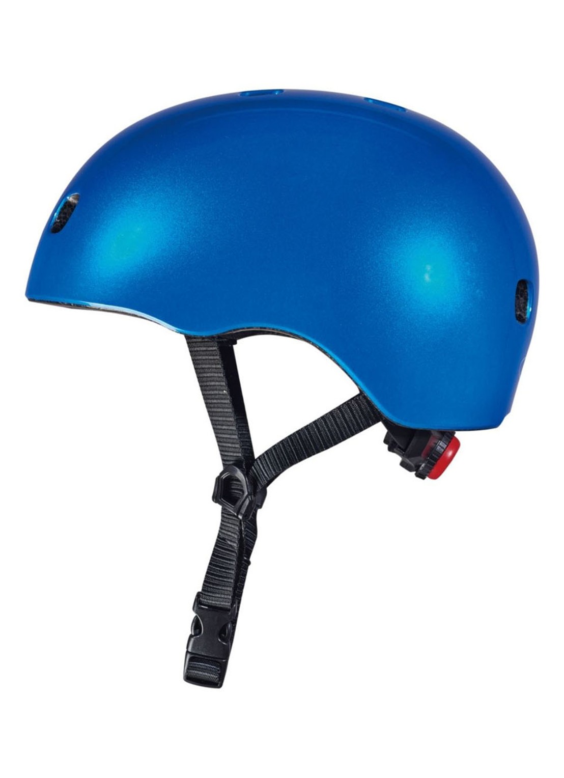 Micro Step Kinderhelm M - achterkant blauw