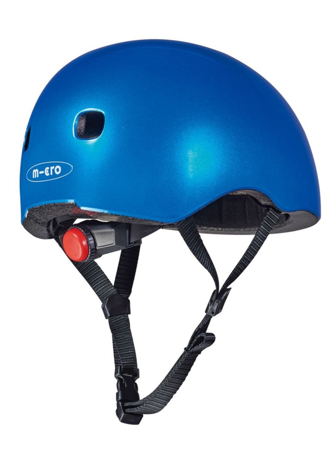 Micro Step Kinderhelm M - detail 3 blauw