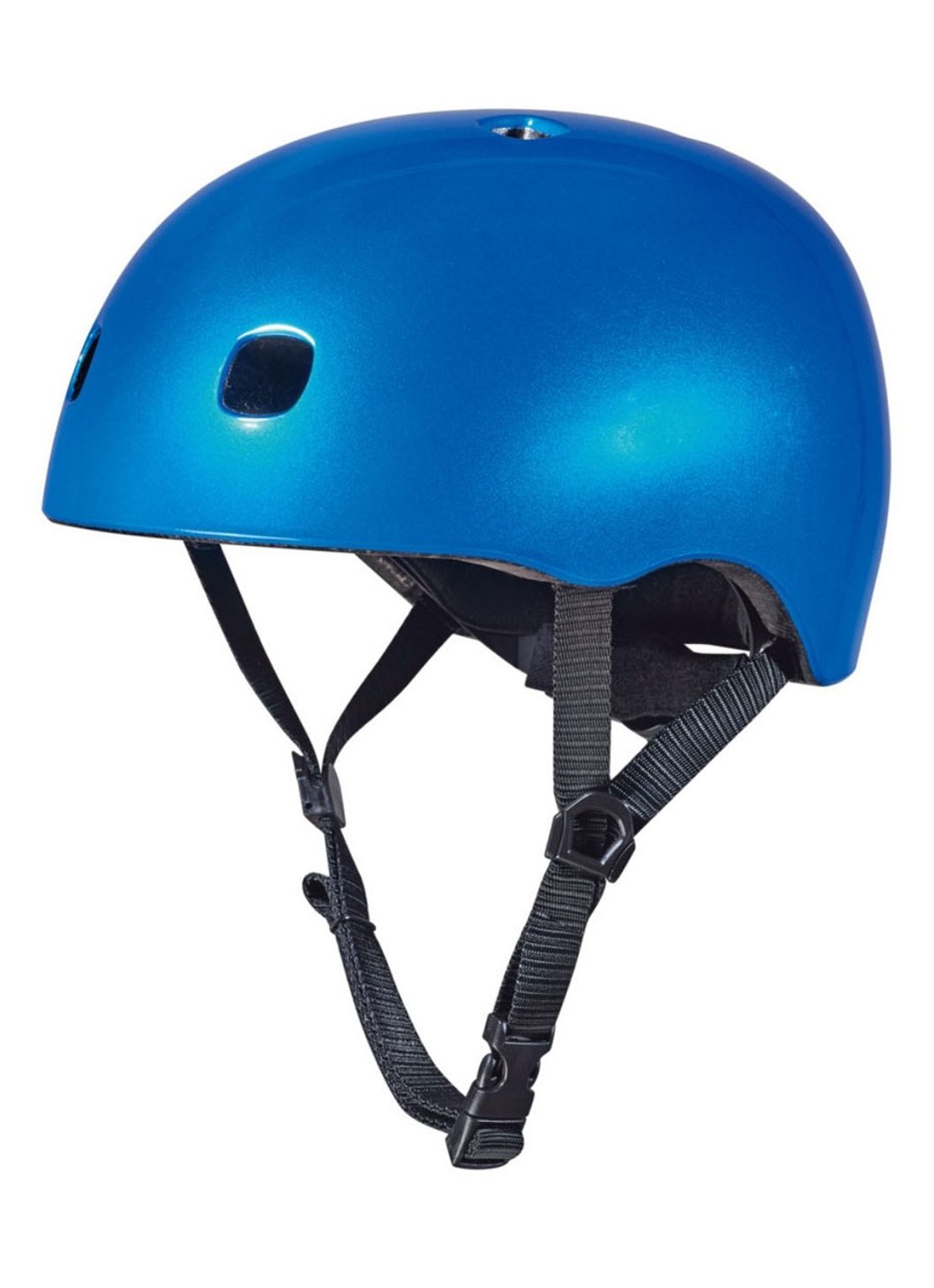 Micro Step Kinderhelm M - voorkant 4 blauw