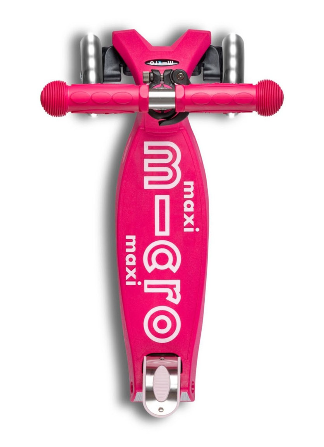 Micro Step Maxi Deluxe step met led wielen - achterkant 5 roze