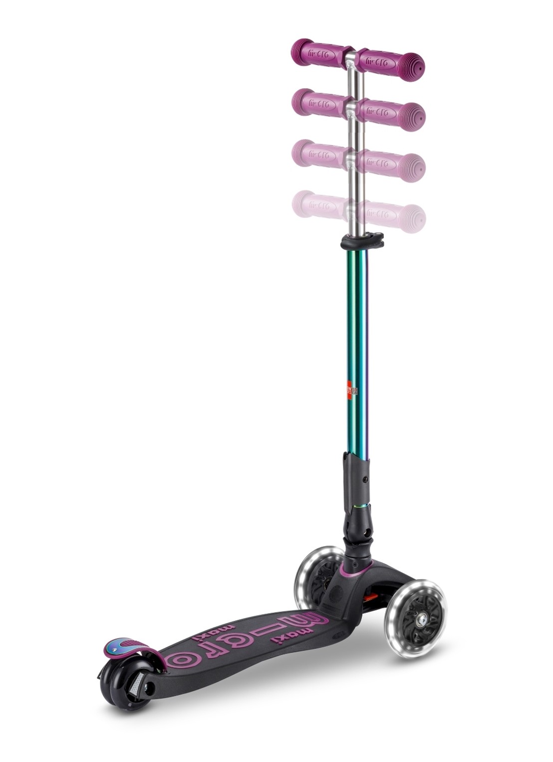 Micro Step Maxi Micro Deluxe step inklapbaar en met LED-verlichting - detail 4 paars