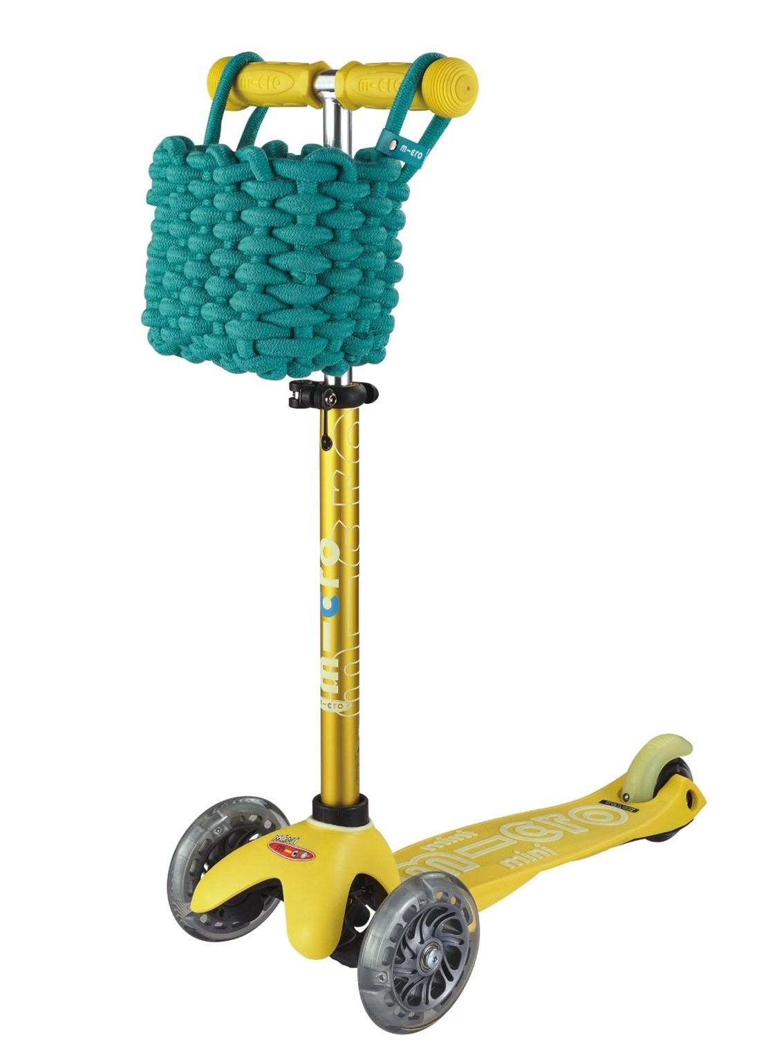 Micro Step Micro stepmandje - voorkant petrol