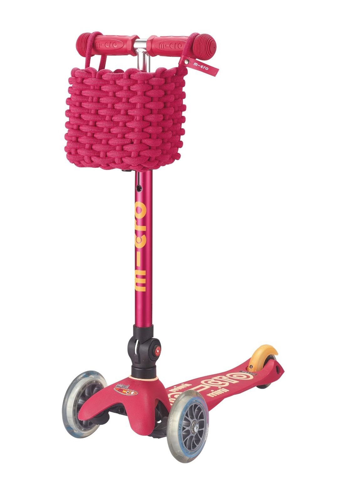 Micro Step Micro stepmandje - voorkant roze