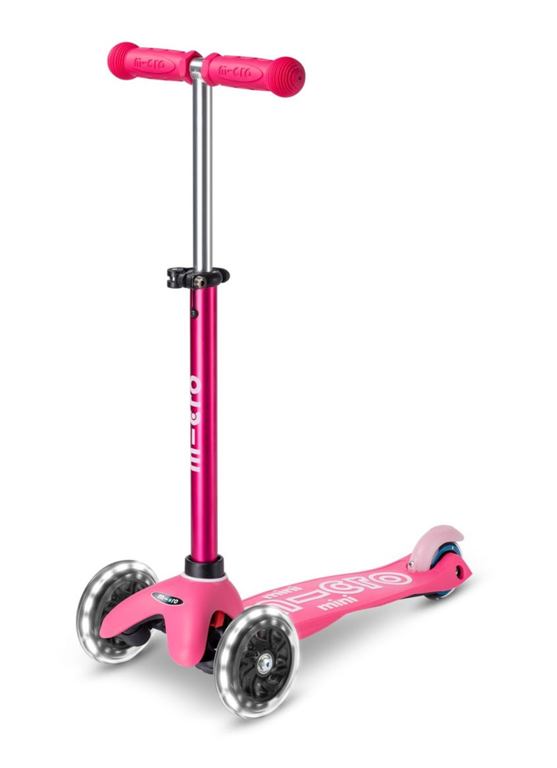 Micro Step Mini Micro Deluxe 3-in-1 Push step met LED-verlichting  - detail 6 roze