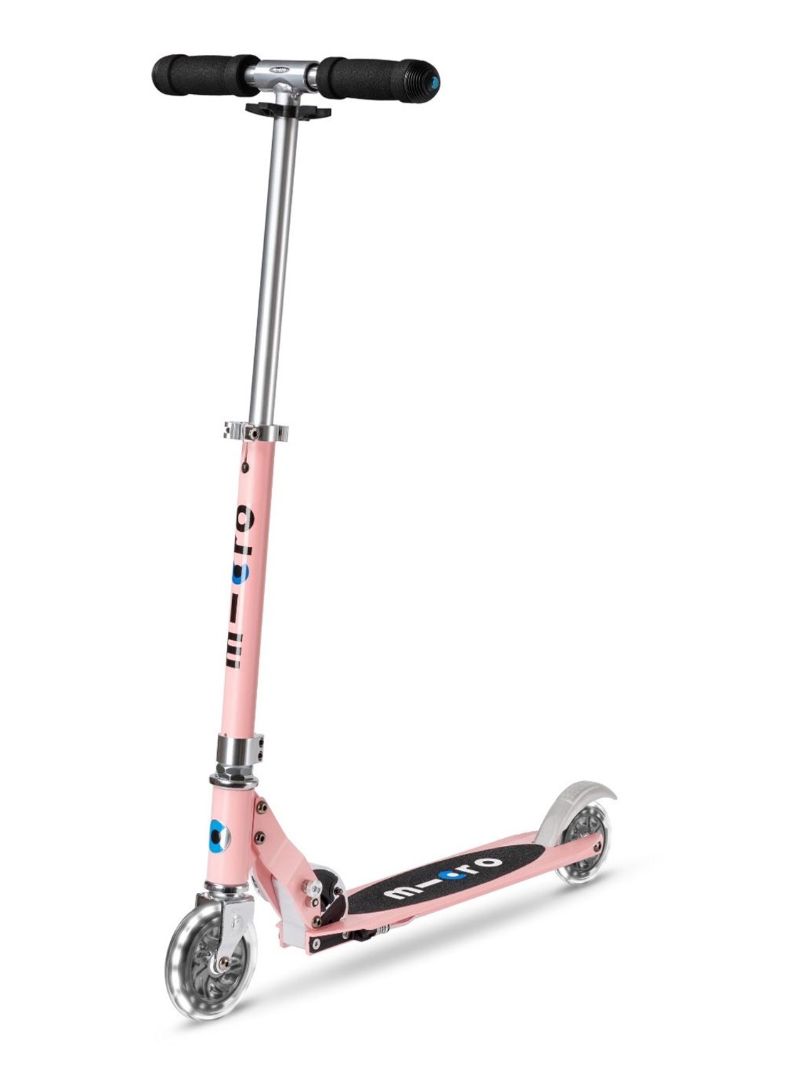 Micro Step Miro Sprite step met LED-verlichting - voorkant roze