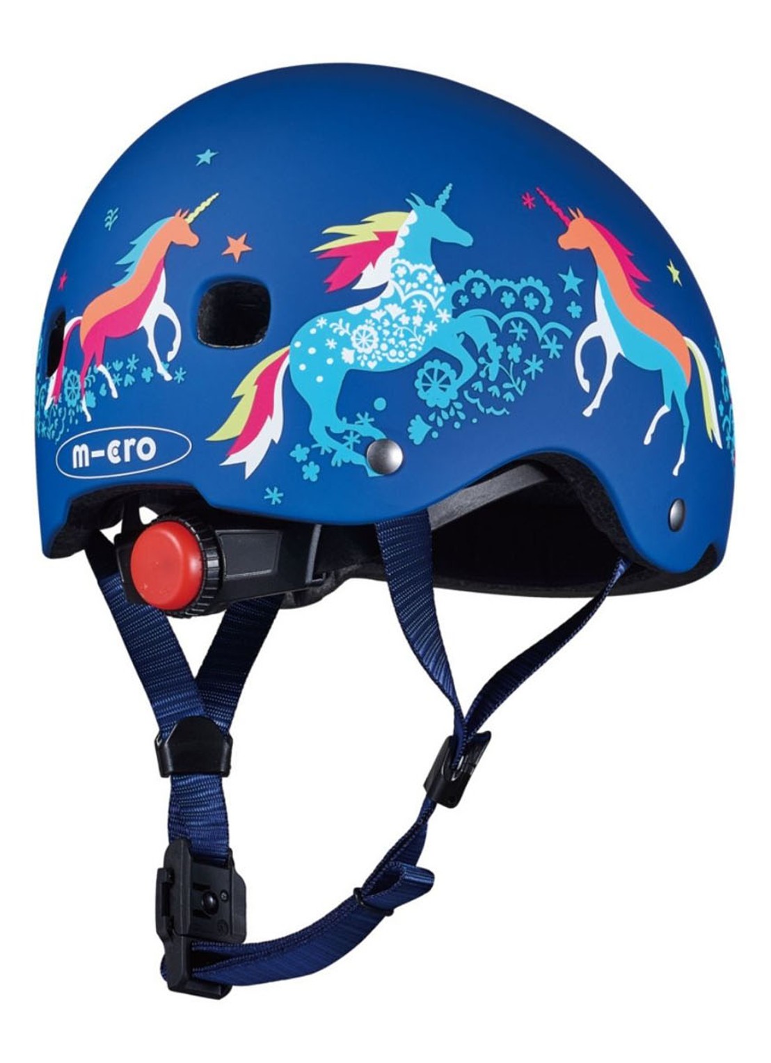 Micro Step Unicorn kinderhelm XS - detail 5 donkerblauw
