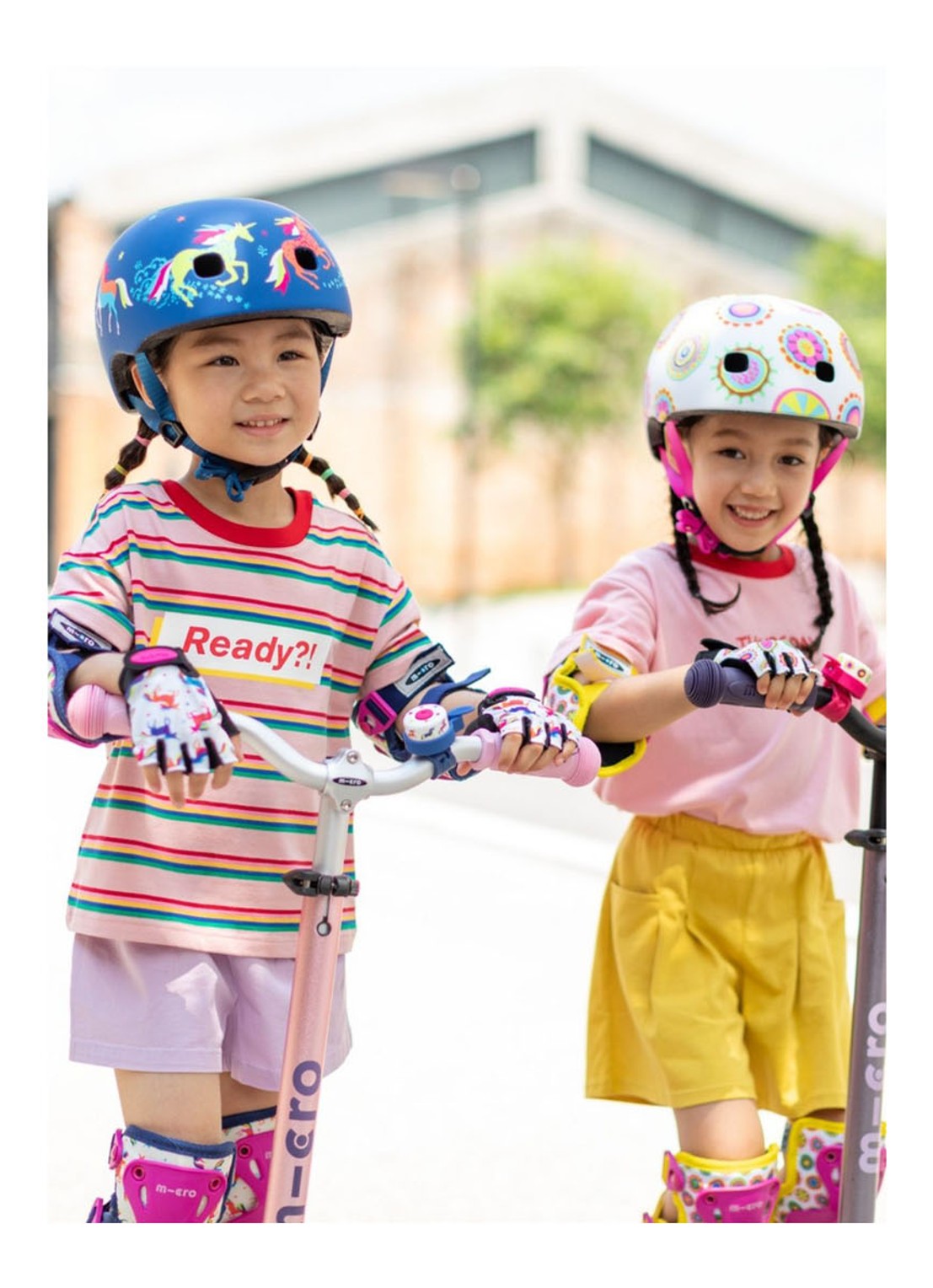 Micro Step Unicorn kinderhelm XS - voorkant 3 donkerblauw