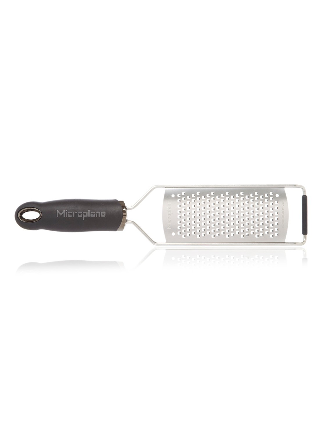 Microplane Gourmet rasp grof 31 cm - voorkant zwart