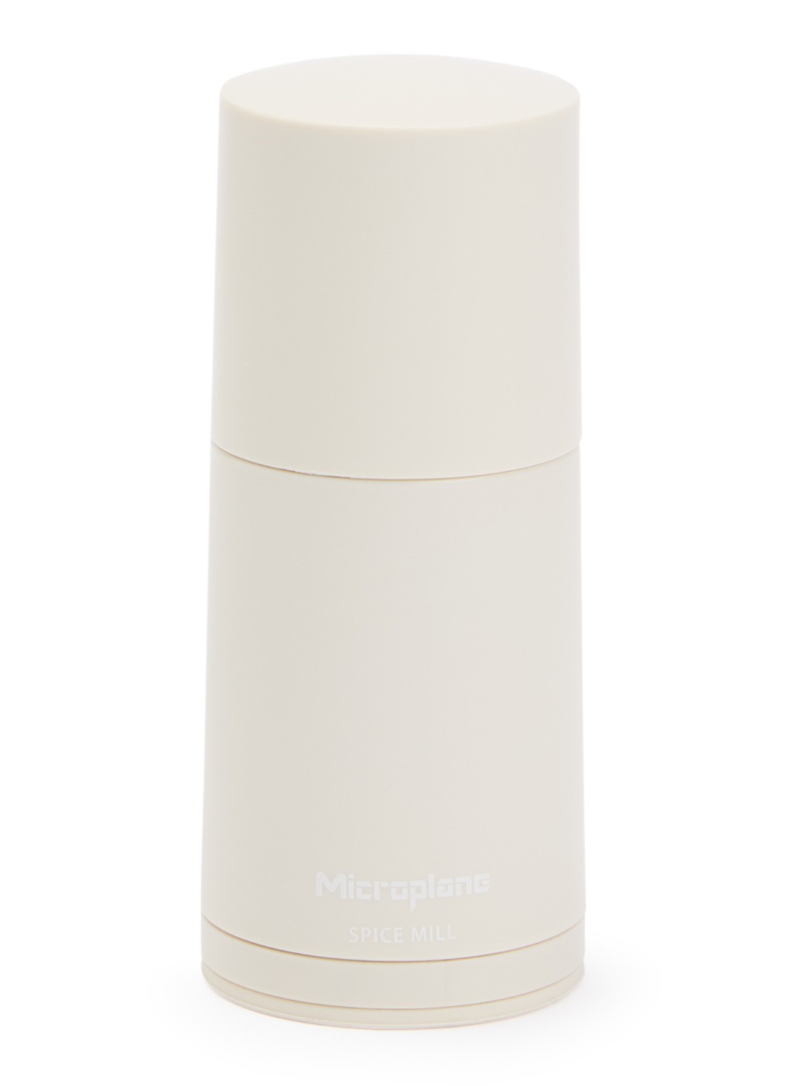 Microplane Spice Mill kruidenmolen 11,5 cm - voorkant beige
