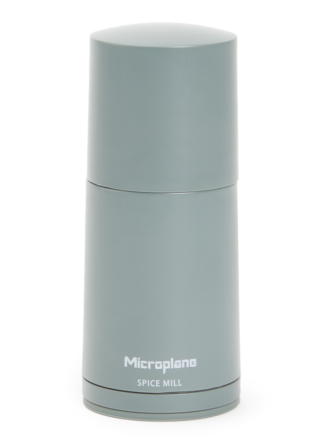Microplane Spice Mill kruidenmolen 11,5 cm - voorkant olijfgroen
