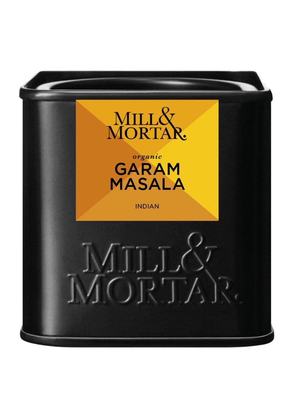 Mill & Mortar Garam Masala kruidenmix 50 gram - voorkant beige