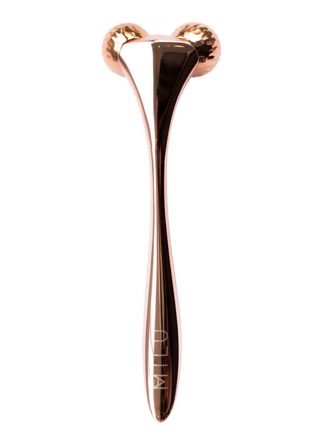 Milu Workout Beauty Tool - gezichtsroller - voorkant roségoud