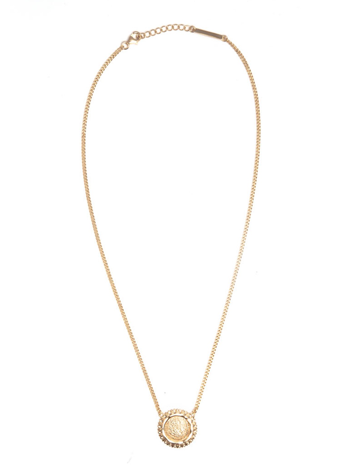 MIMI ET TOI Amandine ketting verguld - voorkant goud