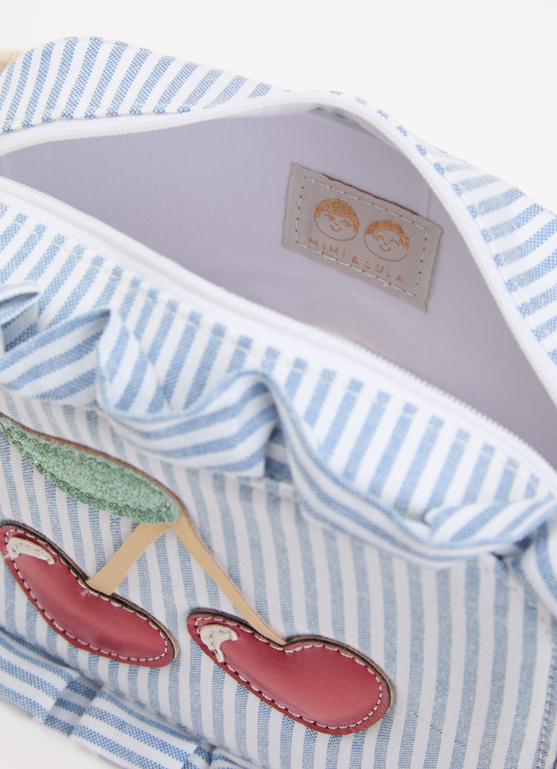 Mimi & Lula Cherry crossbodybag - detail 3 blauw