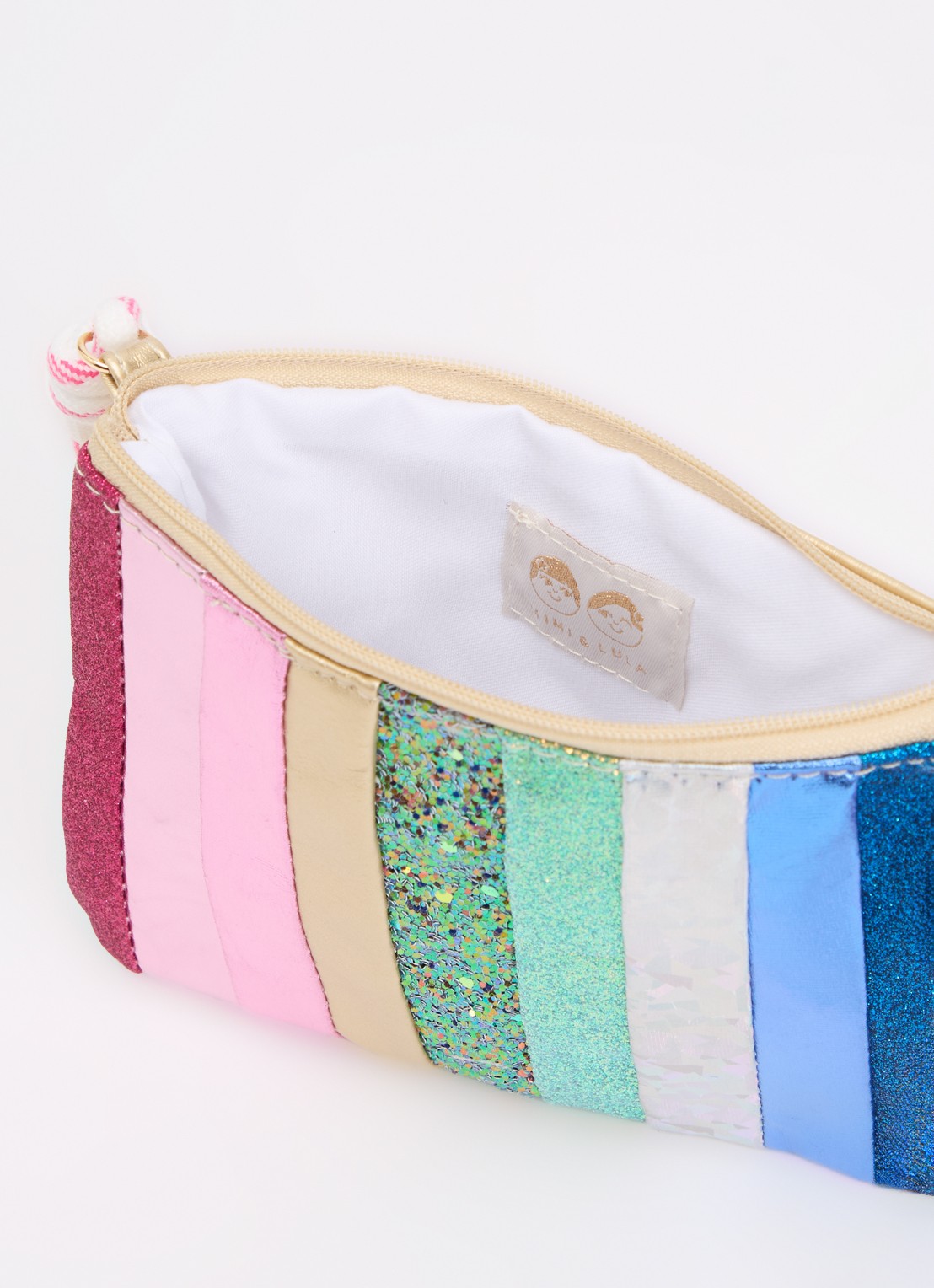 Mimi & Lula Dancing Queen crossbodytas met glitter - detail 3 goud