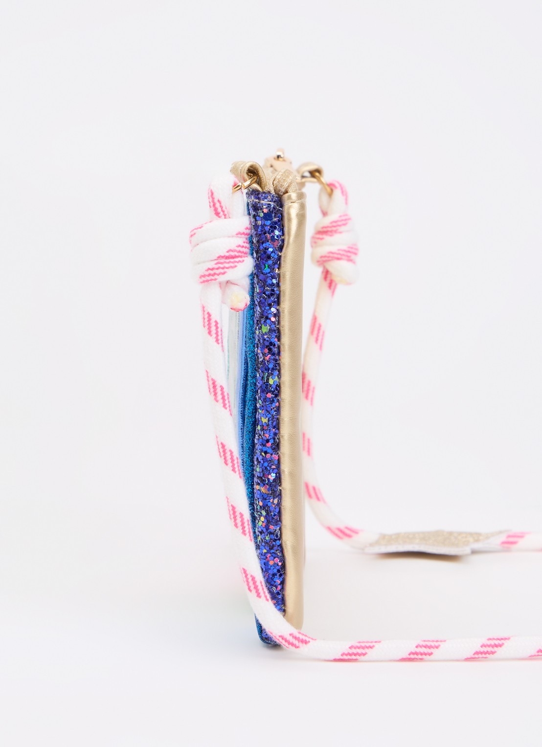 Mimi & Lula Dancing Queen crossbodytas met glitter - detail 4 goud