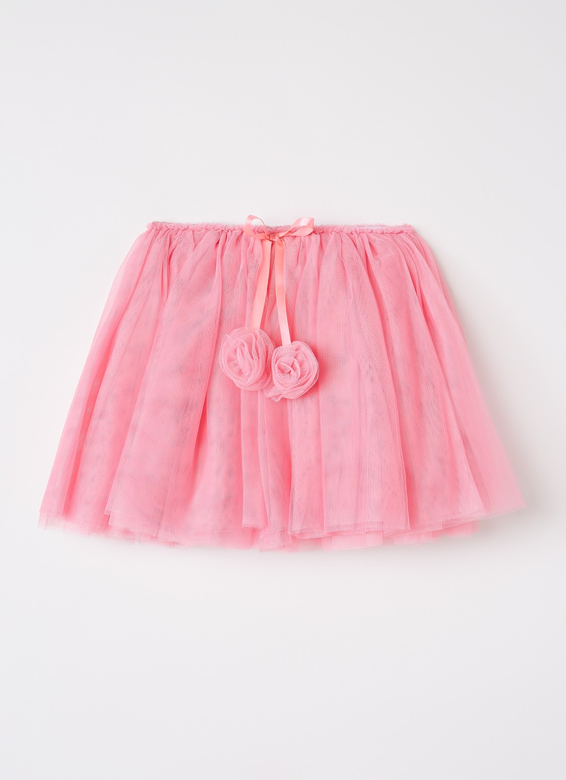 Mimi & Lula Flower rok van tule - voorkant roze
