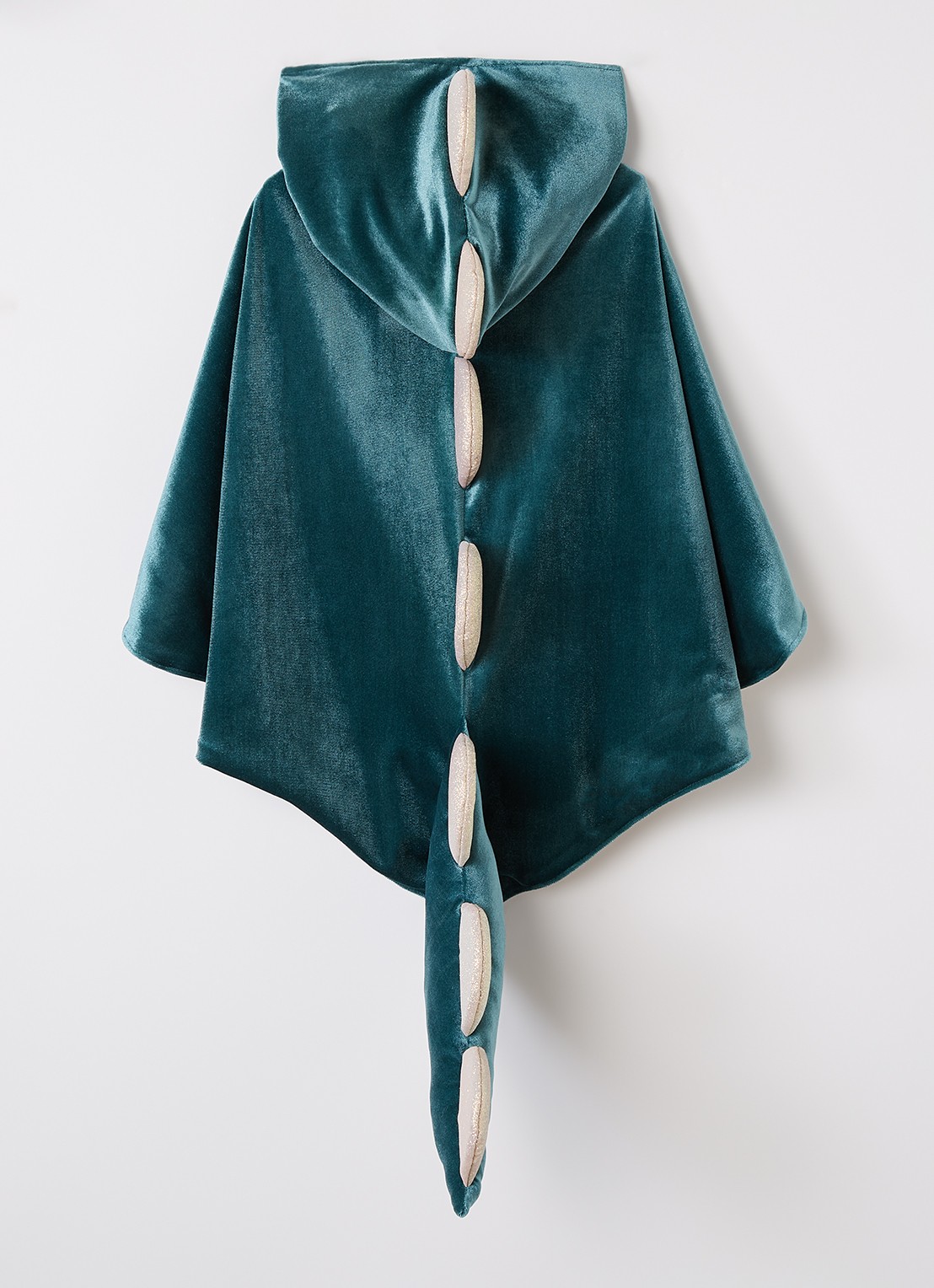 Mimi & Lula Friendly Dino cape - voorkant 2 groen