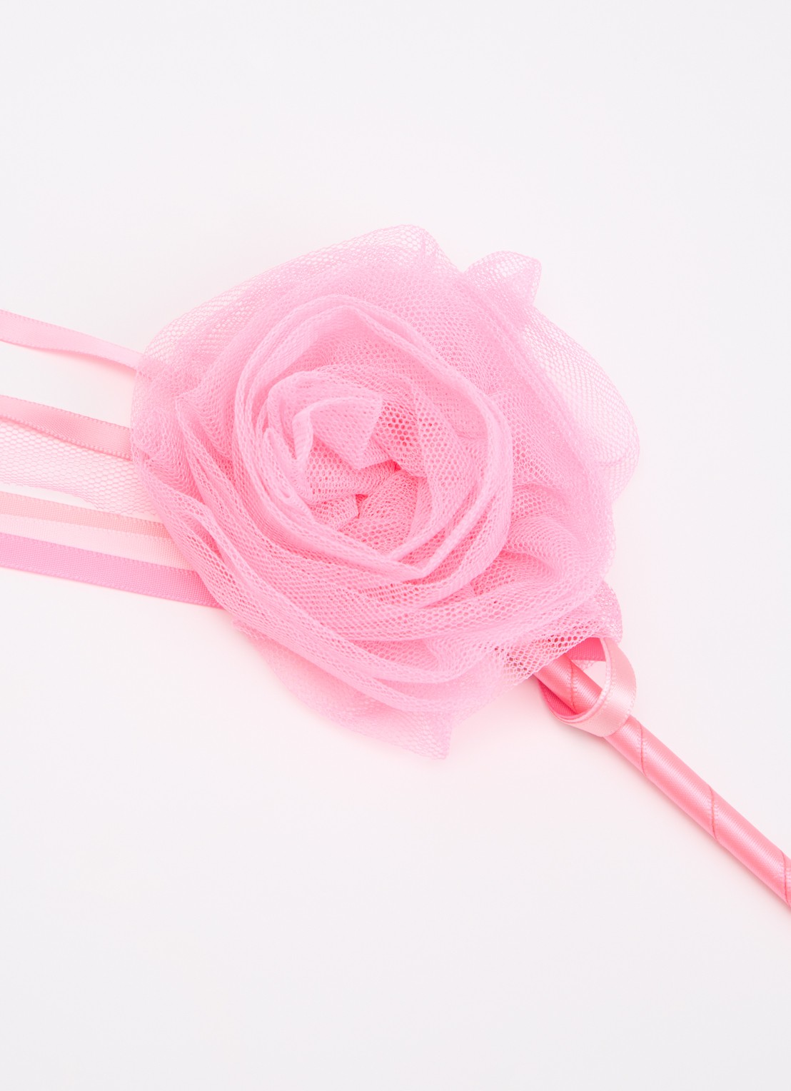 Mimi & Lula Ruffle Flower toverstaf - voorkant 2 roze
