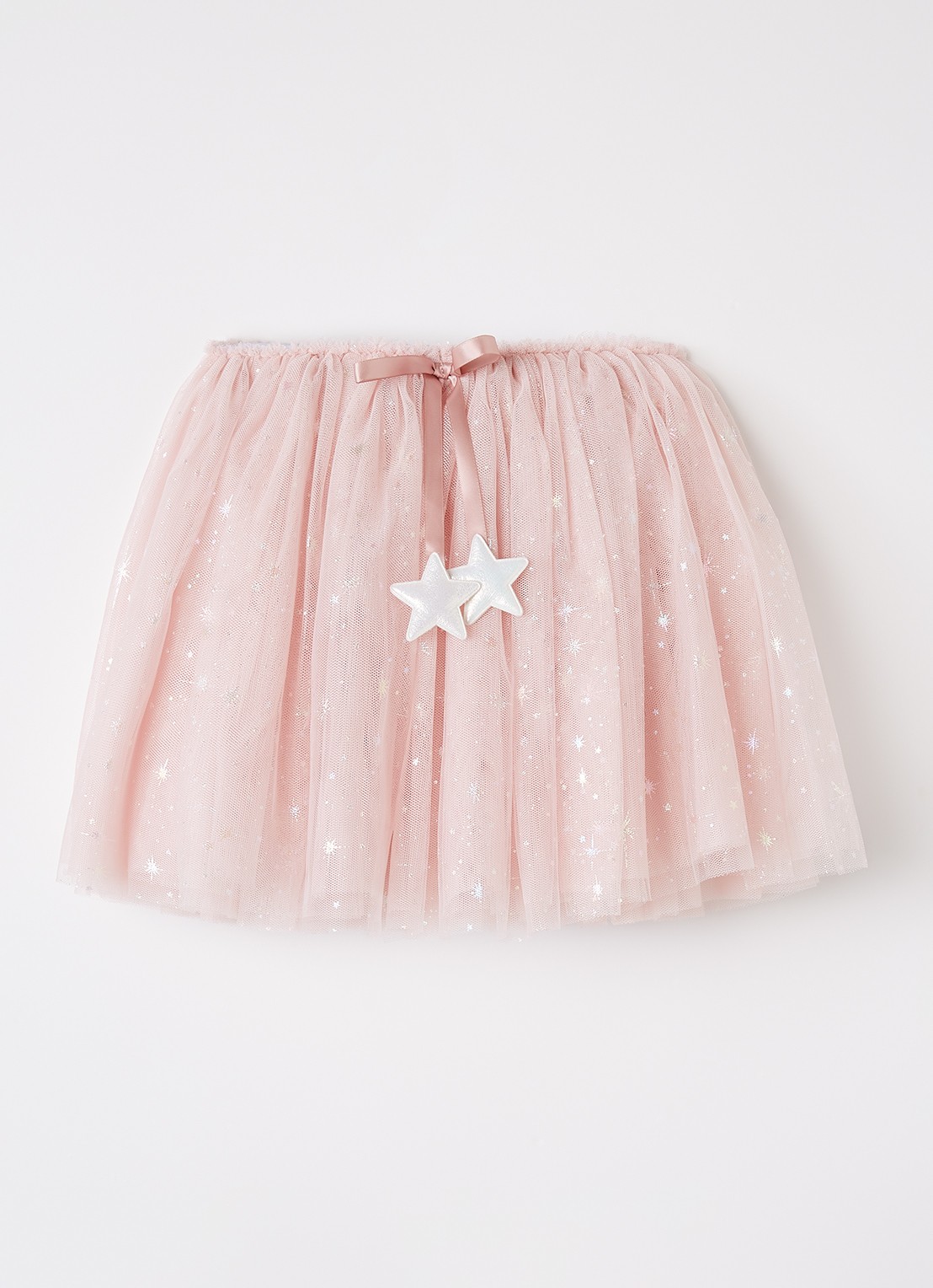 Mimi & Lula Shimmer Princess rok van tule - voorkant lichtroze