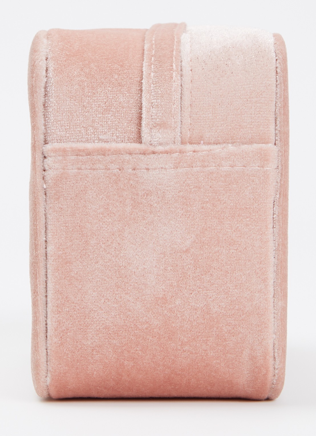 Mimi & Lula Unicorn Boxy crossbodytas van fluweel met glitter - detail 3 lichtroze