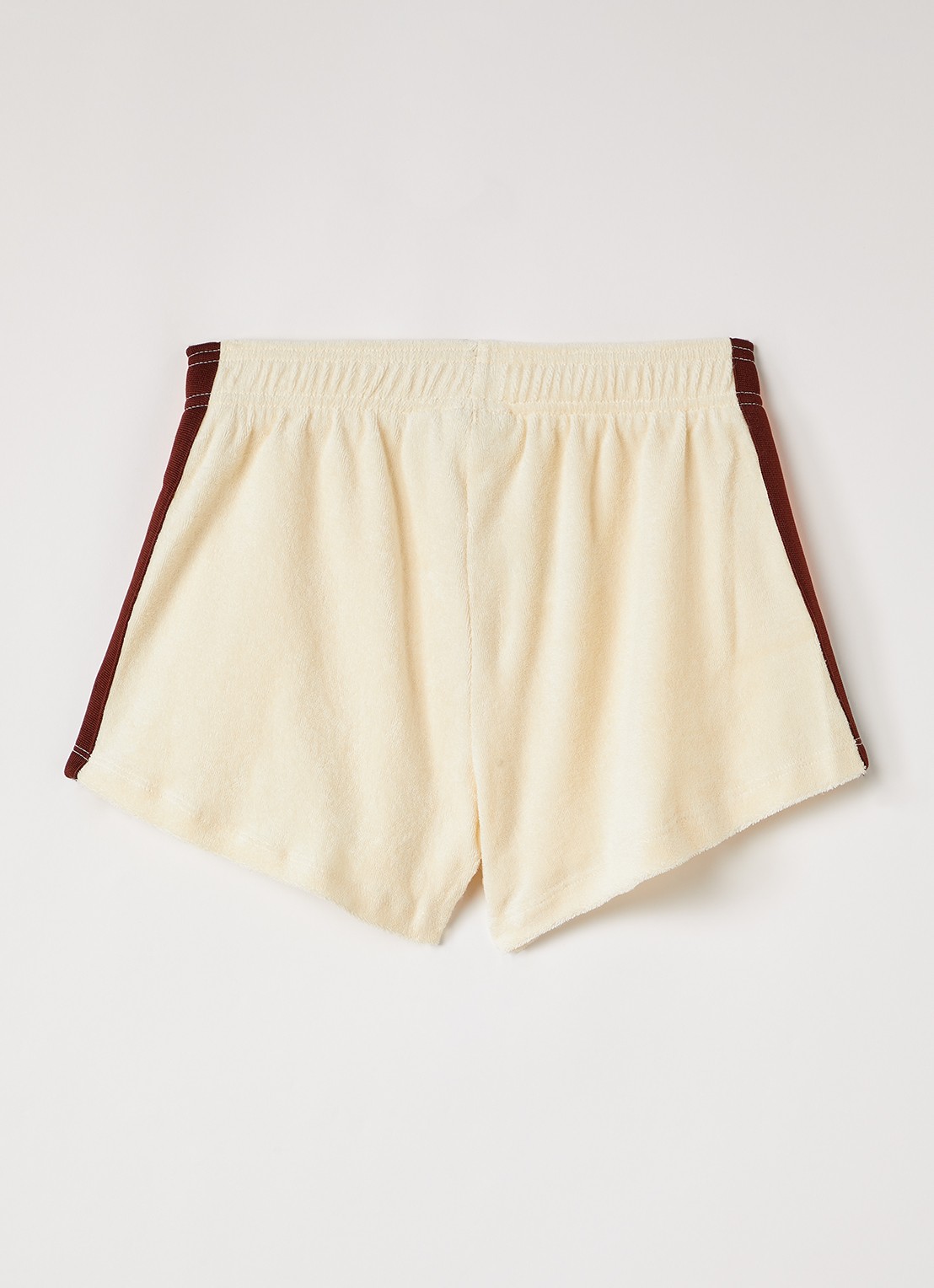 Mini Rodini Alien City korte broek van badstof - voorkant 2 creme