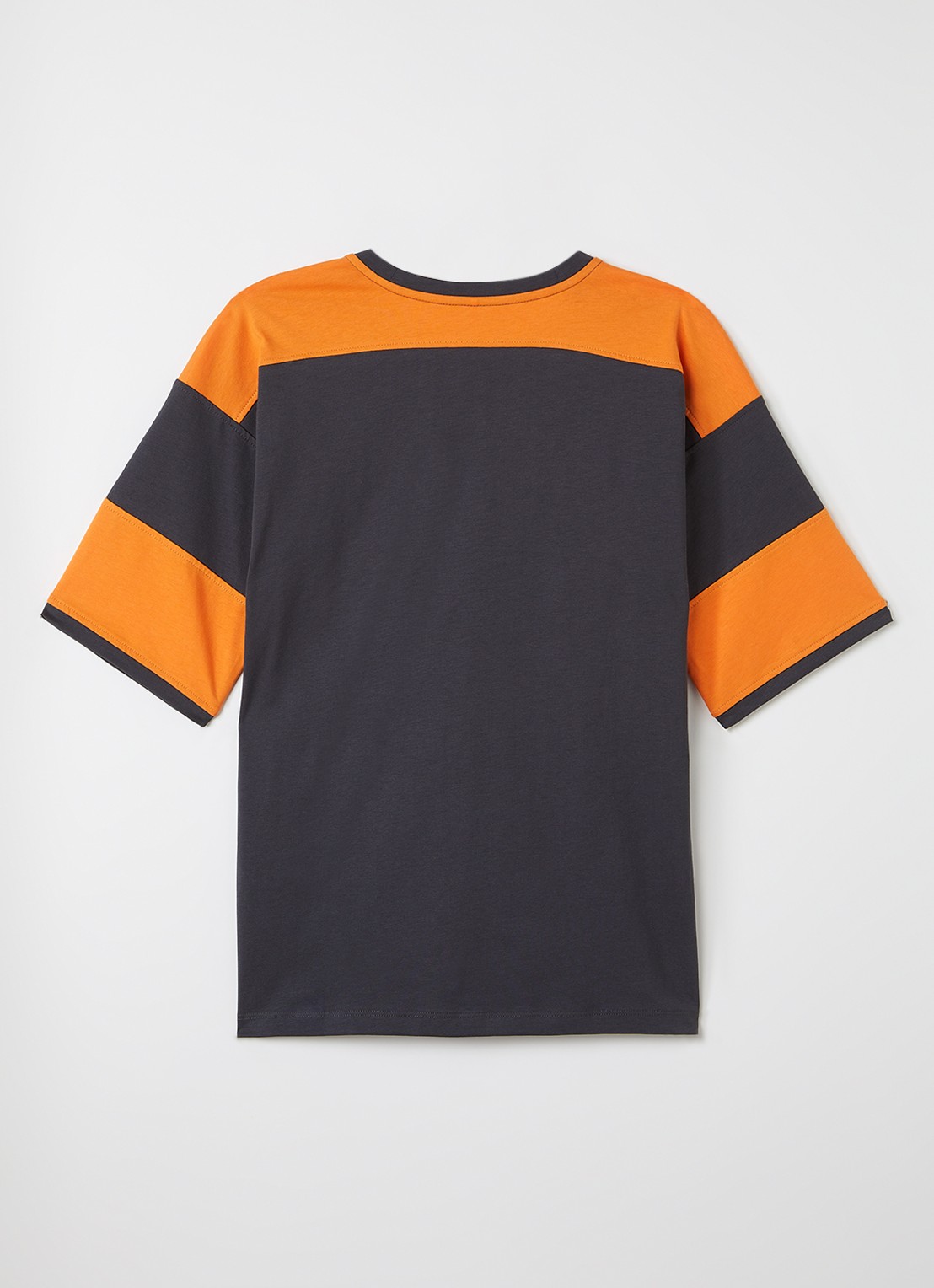 Mini Rodini Alien City T-shirt met print - voorkant 2 orange
