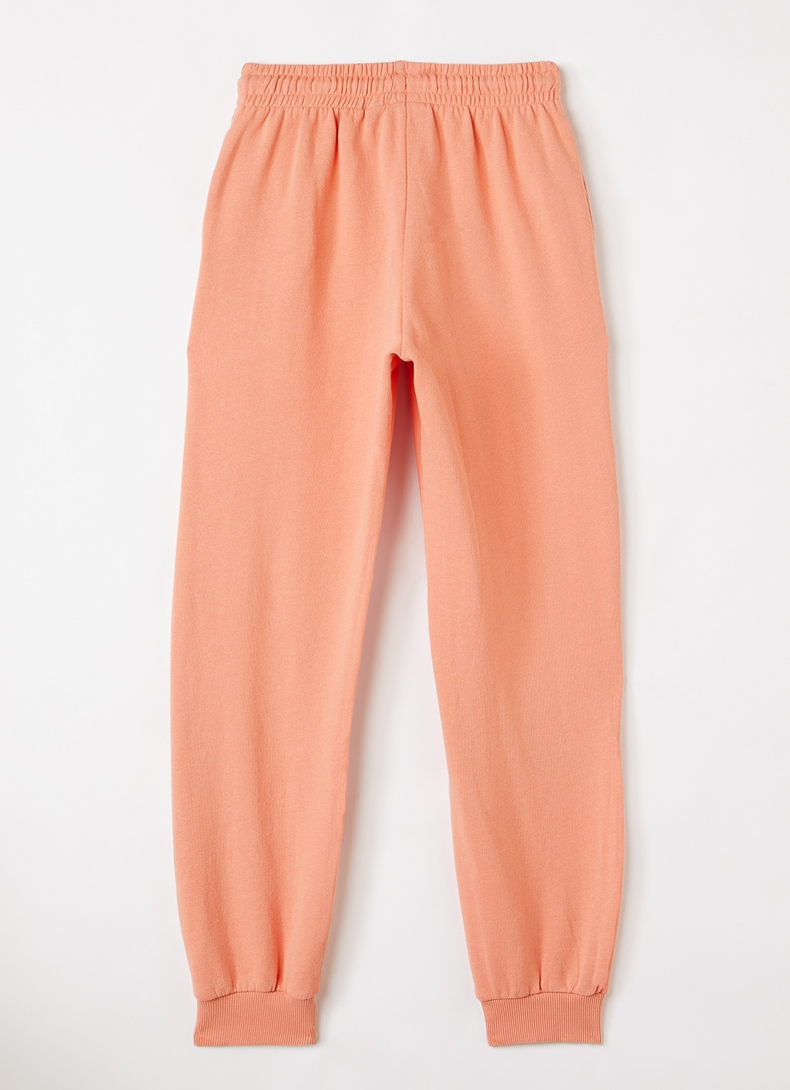 Mini Rodini Doggies tapered fit joggingbroek met print - achterkant zalmroze