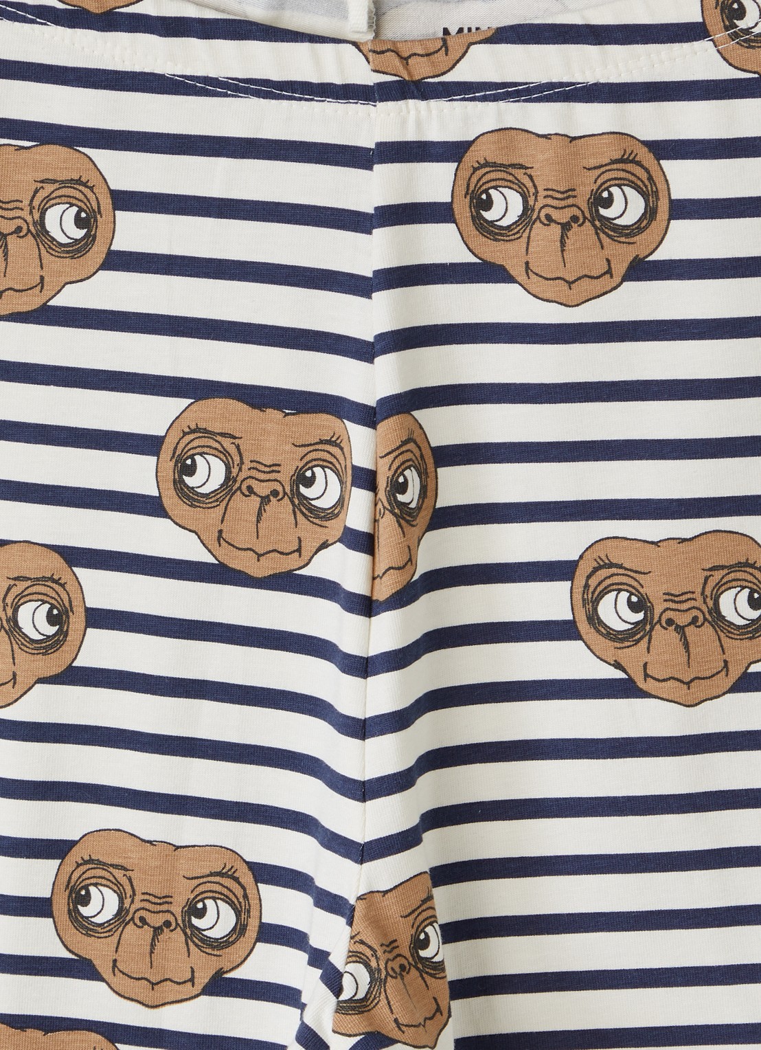 Mini Rodini E.T. legging met print - detail 3 gebroken wit