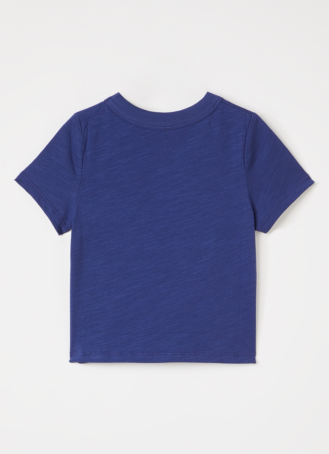 Mini Rodini EMB T-shirt met borstzak - voorkant 2 donkerblauw