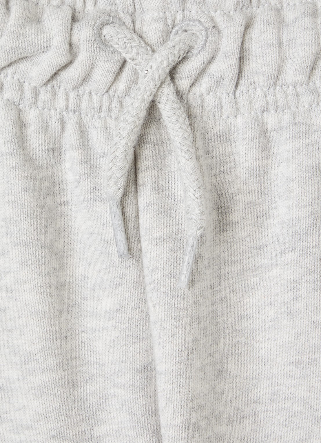 Mini Rodini EMB tapered fit joggingbroek met borduring - detail 4 grijsmele