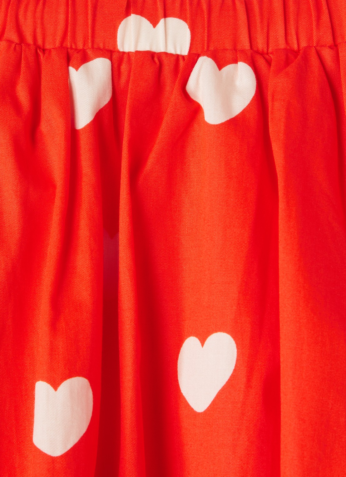 Mini Rodini Hearts rok met print - detail 3 rood