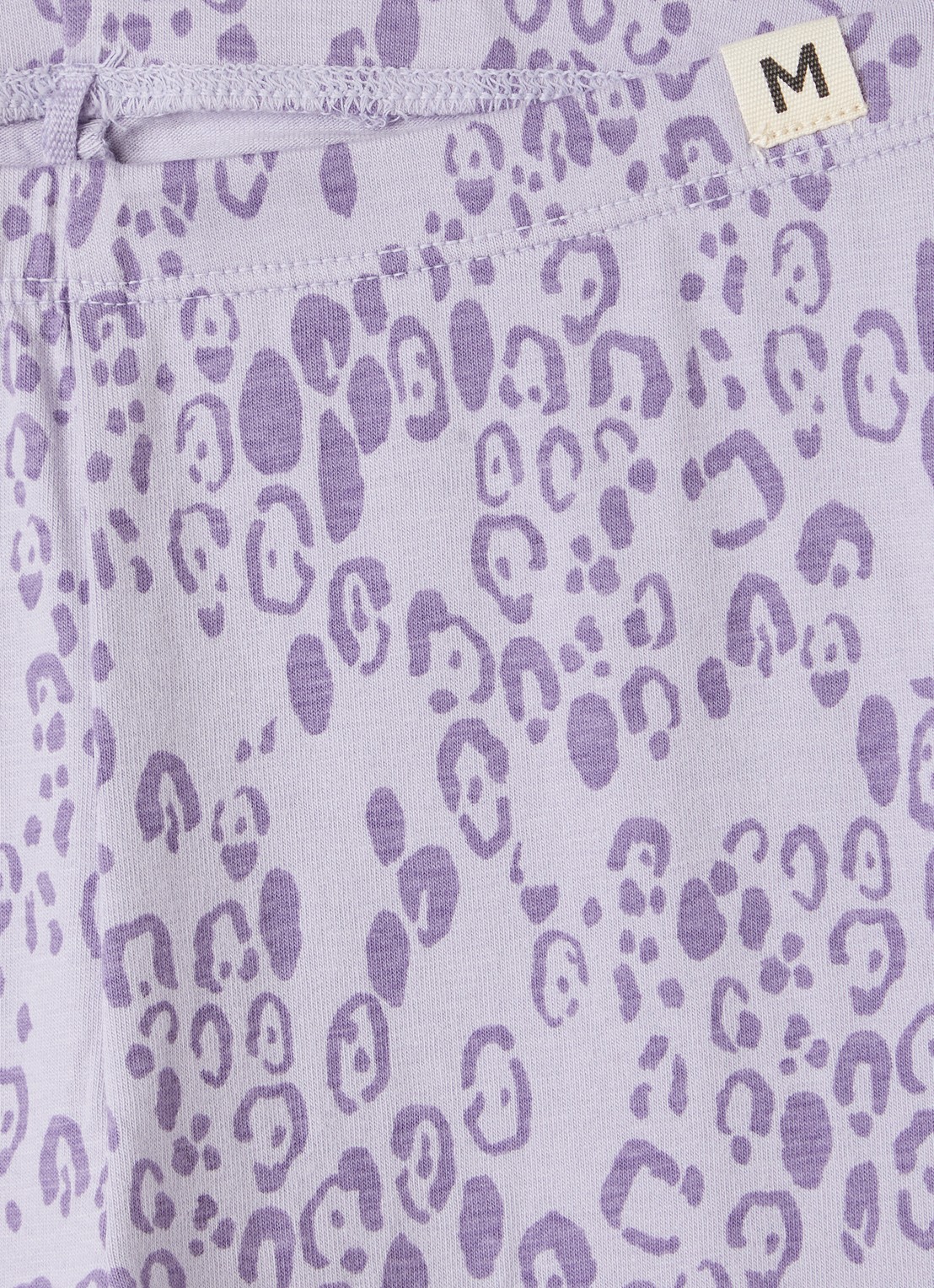 Mini Rodini Legging met panterprint - detail 5 paars