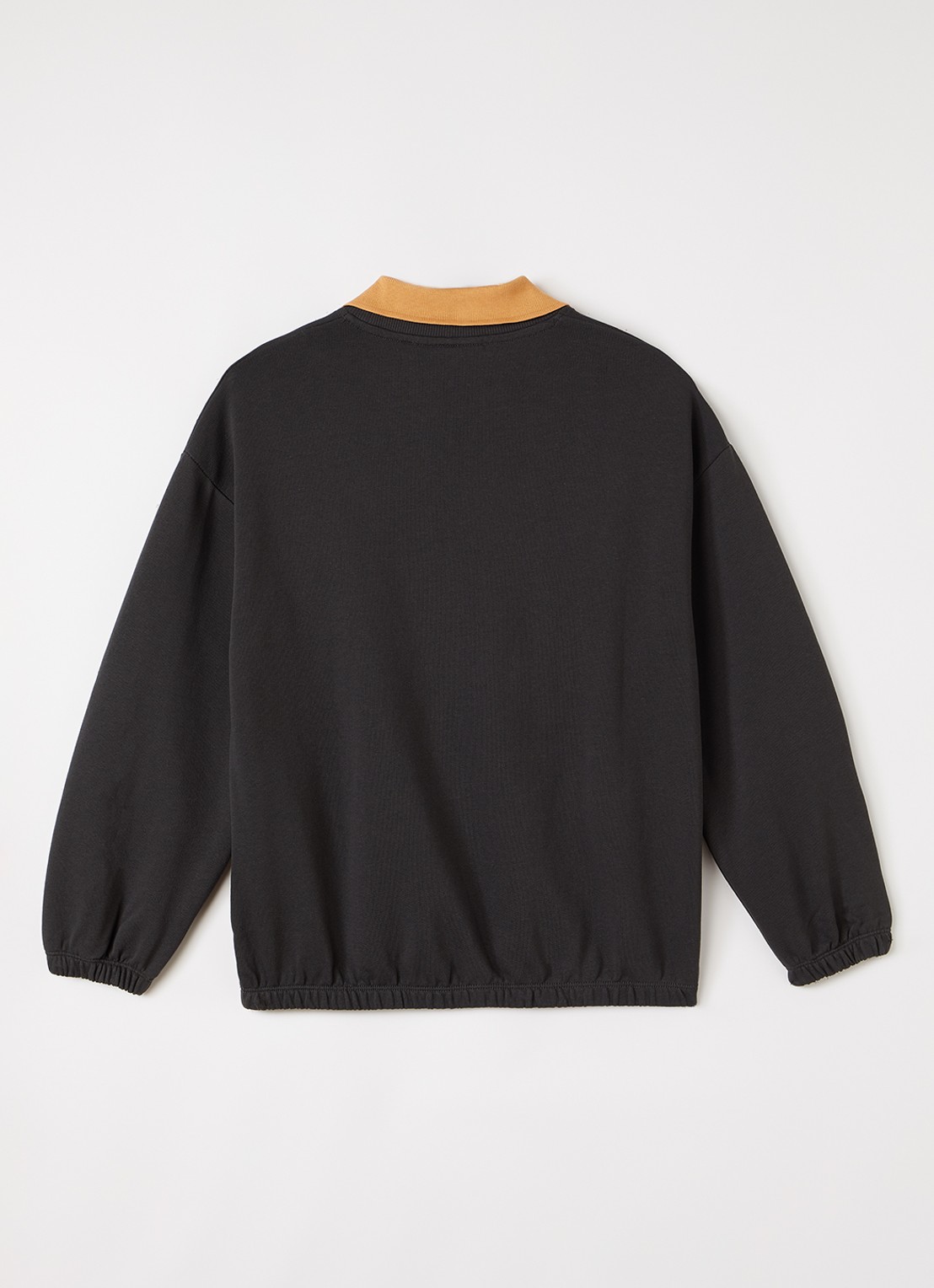 Mini Rodini Panther sweater met borduring - achterkant 3 zwart