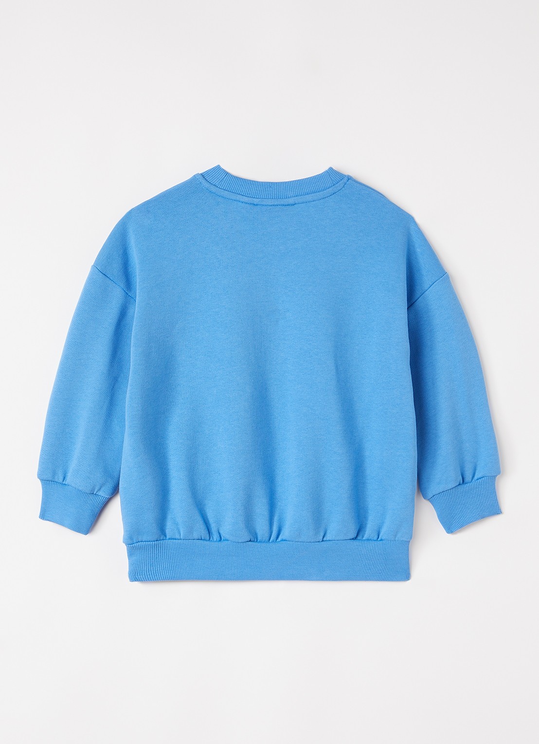 Mini Rodini Panther sweater met print - achterkant 4 donkerblauw