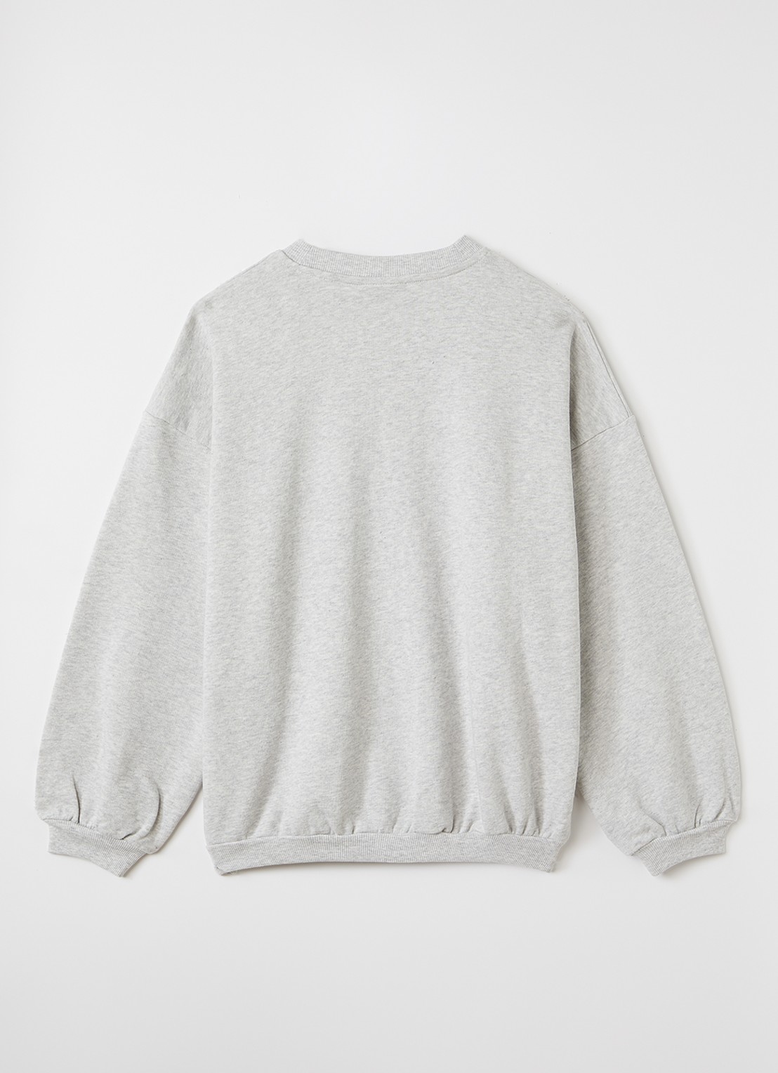 Mini Rodini Planet sweater met logo - voorkant 3 grijsmele