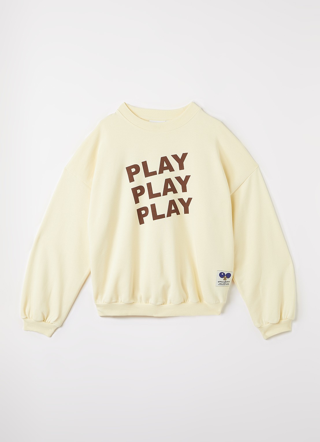 Mini Rodini Play sweater met print - voorkant 2 creme