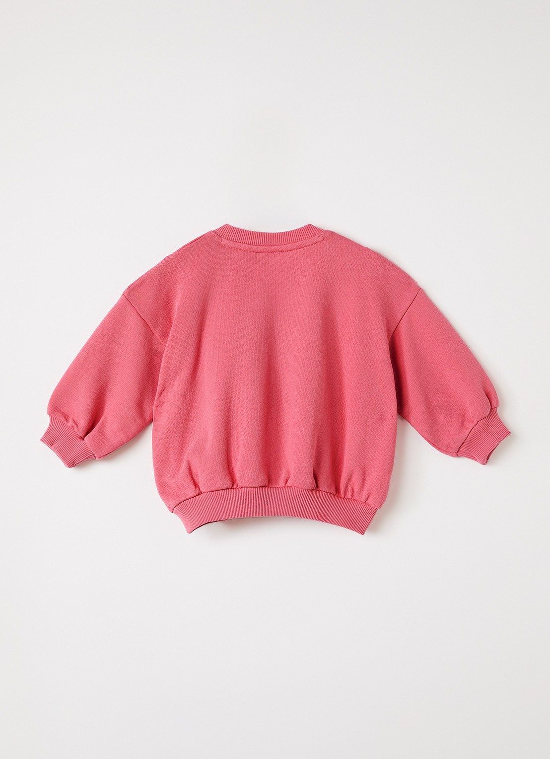 Mini Rodini Sweater met borduring - voorkant 2 roze