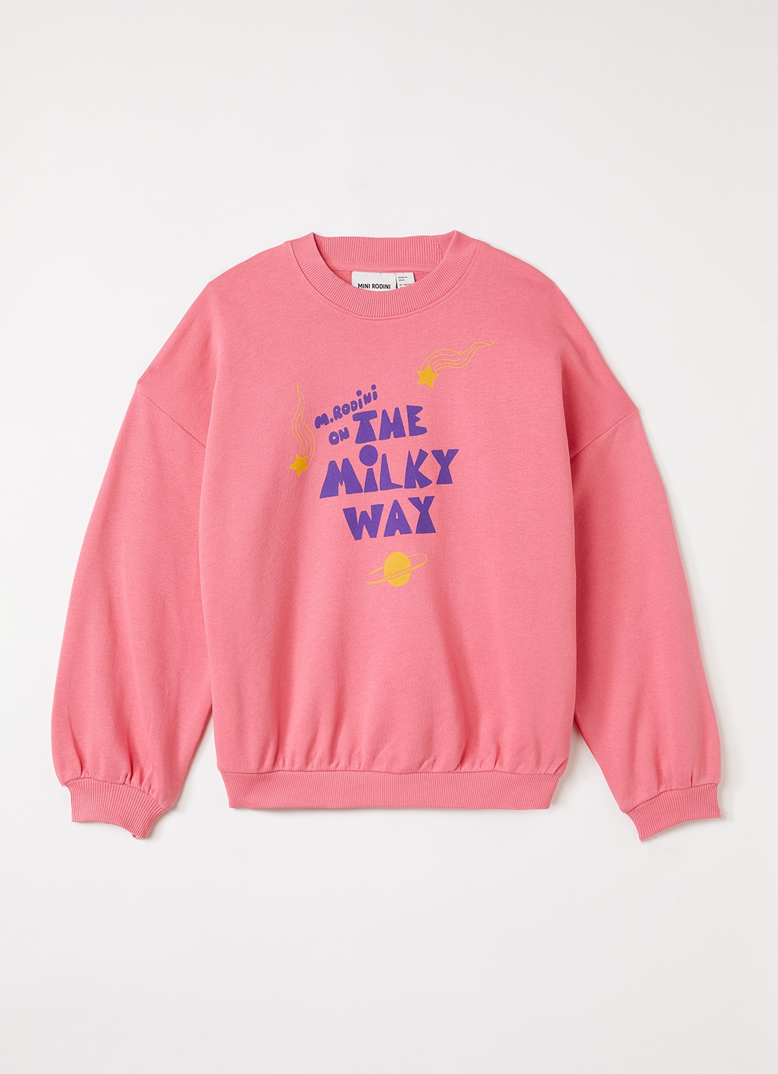 Mini Rodini Sweater met print - voorkant 2 roze